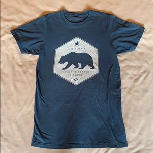 Rip Curl Bear Tshirt Blue S